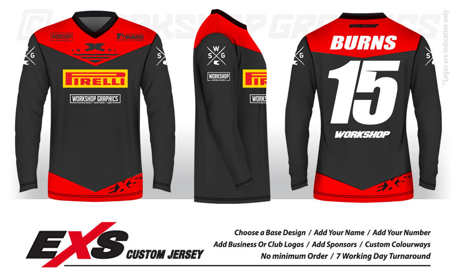 Custom Sublimated Race Jerseys Custom Sublimated Race Jerseys