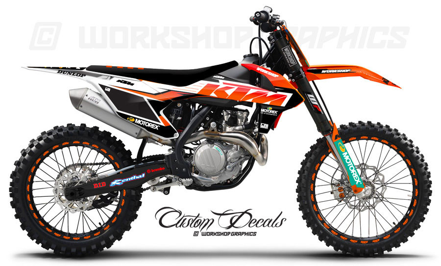KTM Custom Graphics Kits & Race Numbers KTM Custom Graphics Kits & Race Numbers