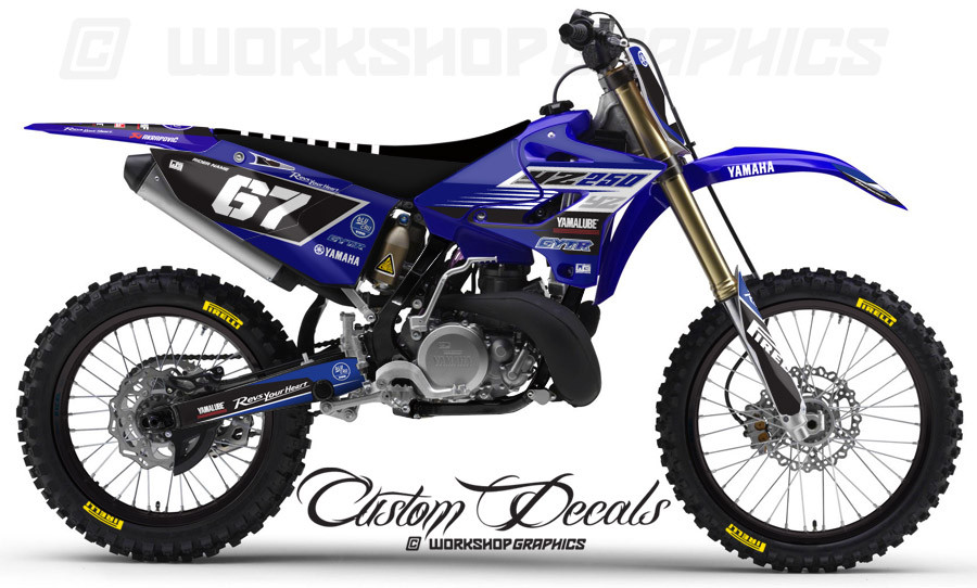 Yamaha YZ MX Graphics Decals and Seat Covers Yamaha YZ MX Graphics Decals and Seat Covers