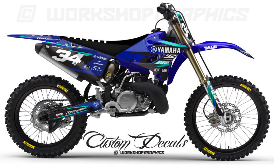 Yamaha YZ MX Graphics Decals and Seat Covers Yamaha YZ MX Graphics Decals and Seat Covers