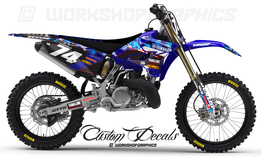 Yamaha YZ MX Graphics Decals and Seat Covers Yamaha YZ MX Graphics Decals and Seat Covers