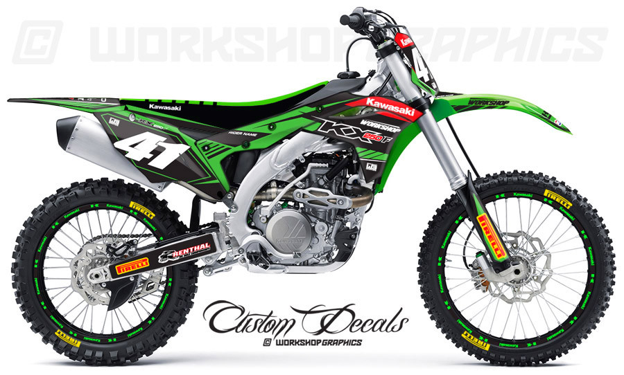 2017 KX250F Graphics Kit 2017 KX250F Graphics Kit