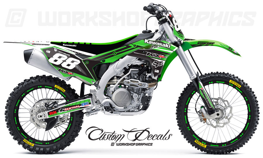 2017 KX250F Graphics Kit 2017 KX250F Graphics Kit