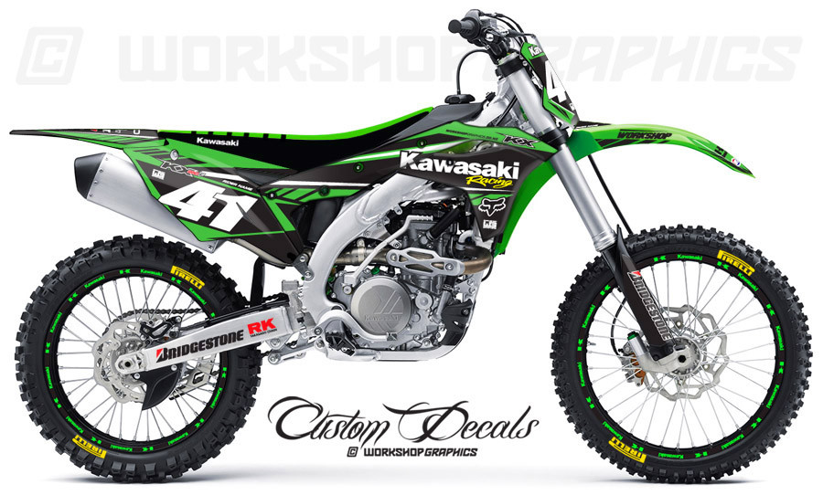 2017 KX250F Graphics Kit 2017 KX250F Graphics Kit