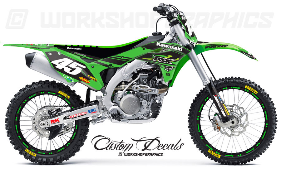 2017 KX250F Graphics Kit 2017 KX250F Graphics Kit