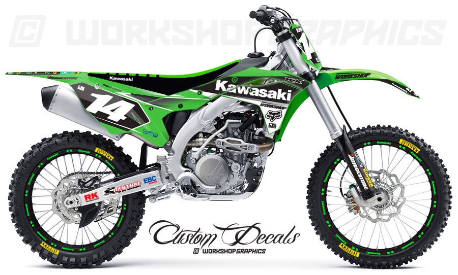 2017 KX250F Graphics Kit 2017 KX250F Graphics Kit