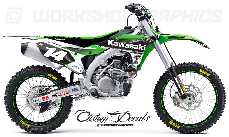2017 KX250F Graphics Kit 2017 KX250F Graphics Kit