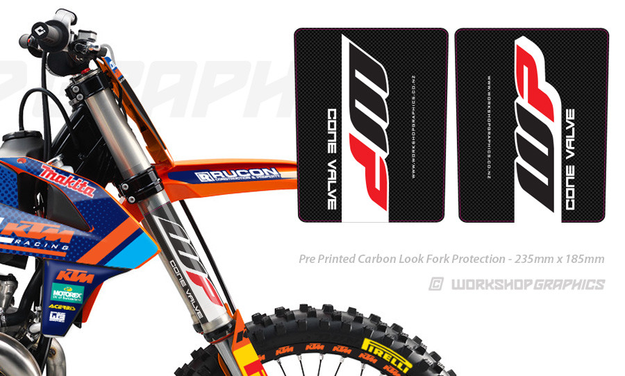 Carbon Fork Wraps Showa, KYB, WP, Procircuit Carbon Fork Wraps Showa, KYB, WP, Procircuit