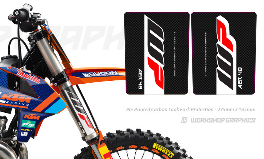 Carbon Fork Wraps Showa, KYB, WP, Procircuit Carbon Fork Wraps Showa, KYB, WP, Procircuit