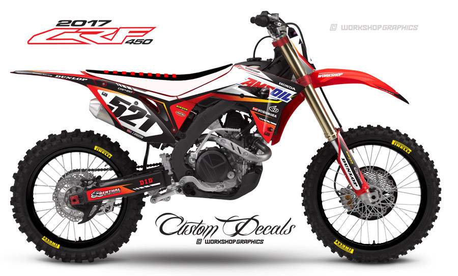 2017 CRF450R Graphics Kit 2017 CRF450R Graphics Kit