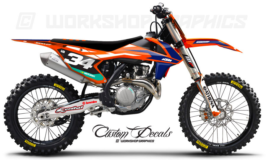 KTM 125 450 Licensed MX Graphics KTM 125 450 Licensed MX Graphics