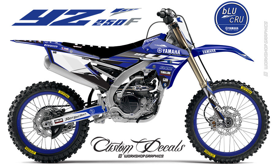 2018 YZ250F BluCru MX Graphics kit 2018 YZ250F BluCru MX Graphics kit