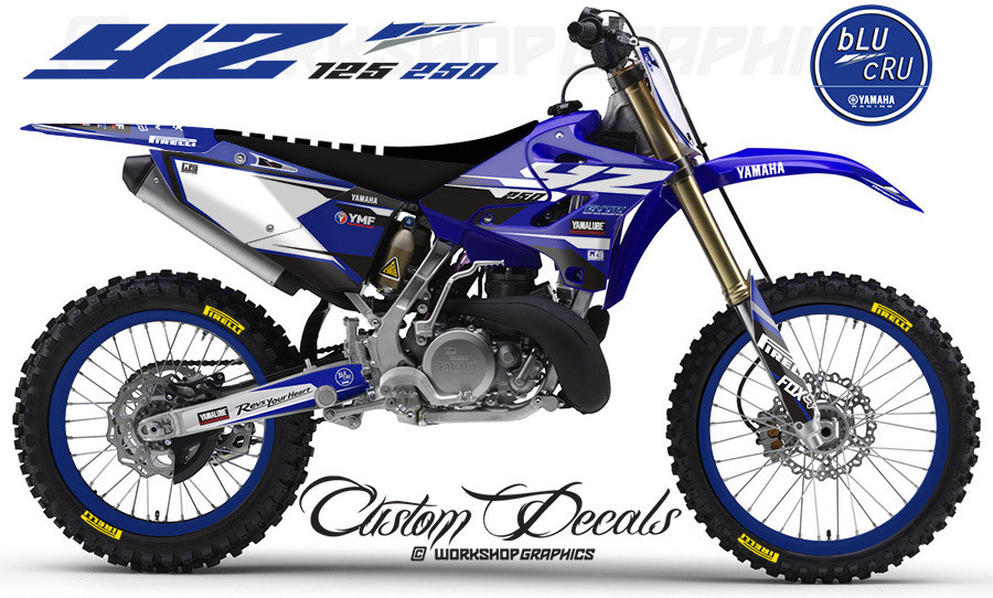 2018 YZ 125 BluCru MX Graphics kit 2018 YZ 125 BluCru MX Graphics kit