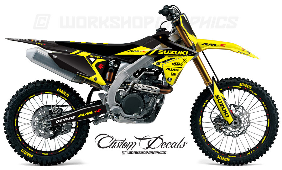 2018 RMZ 450 MX Graphics Kit 2018 RMZ 450 MX Graphics Kit