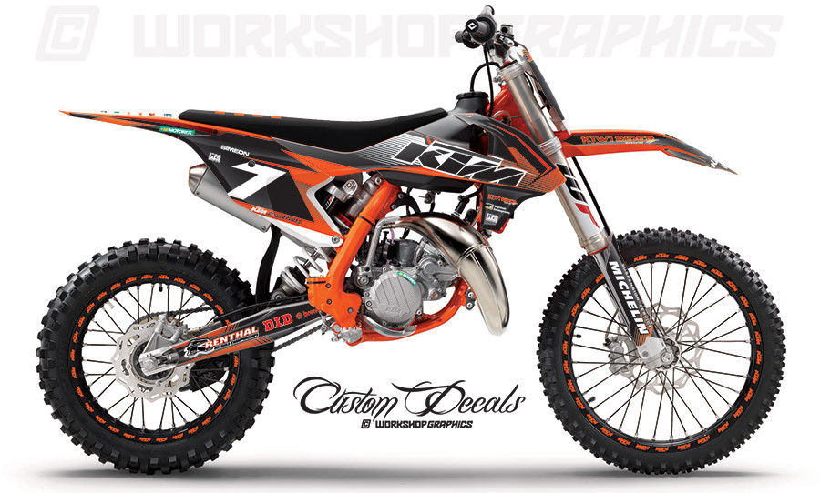 2018 KTM 85 Graphics Kits 2018 KTM 85 Graphics Kits