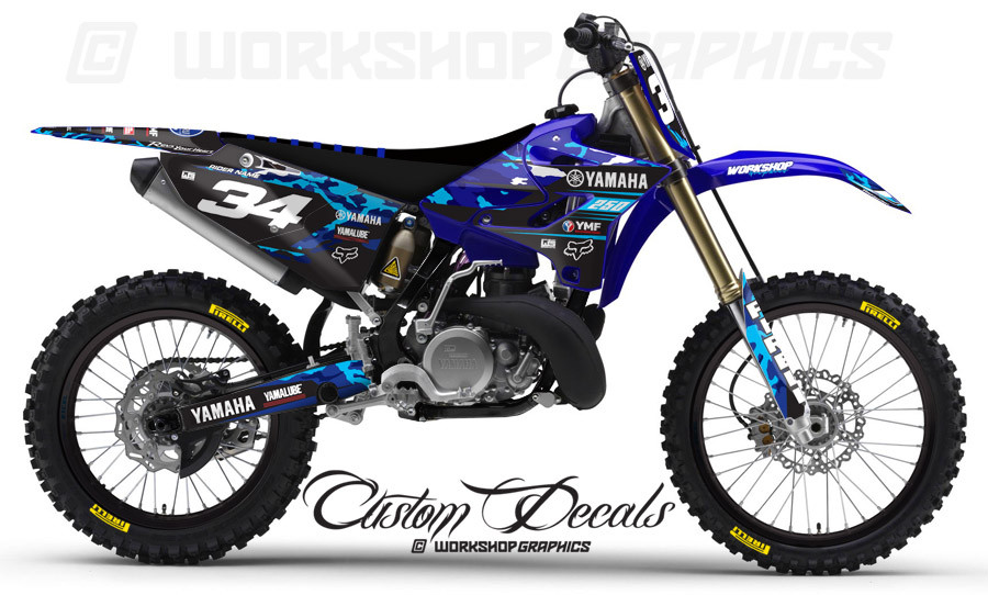 Yamaha YZ MX Graphics Decals and Seat Covers