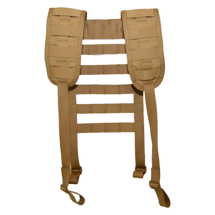 ATS Tactical Gear Padded War Belt Harness in Coyote Brown
