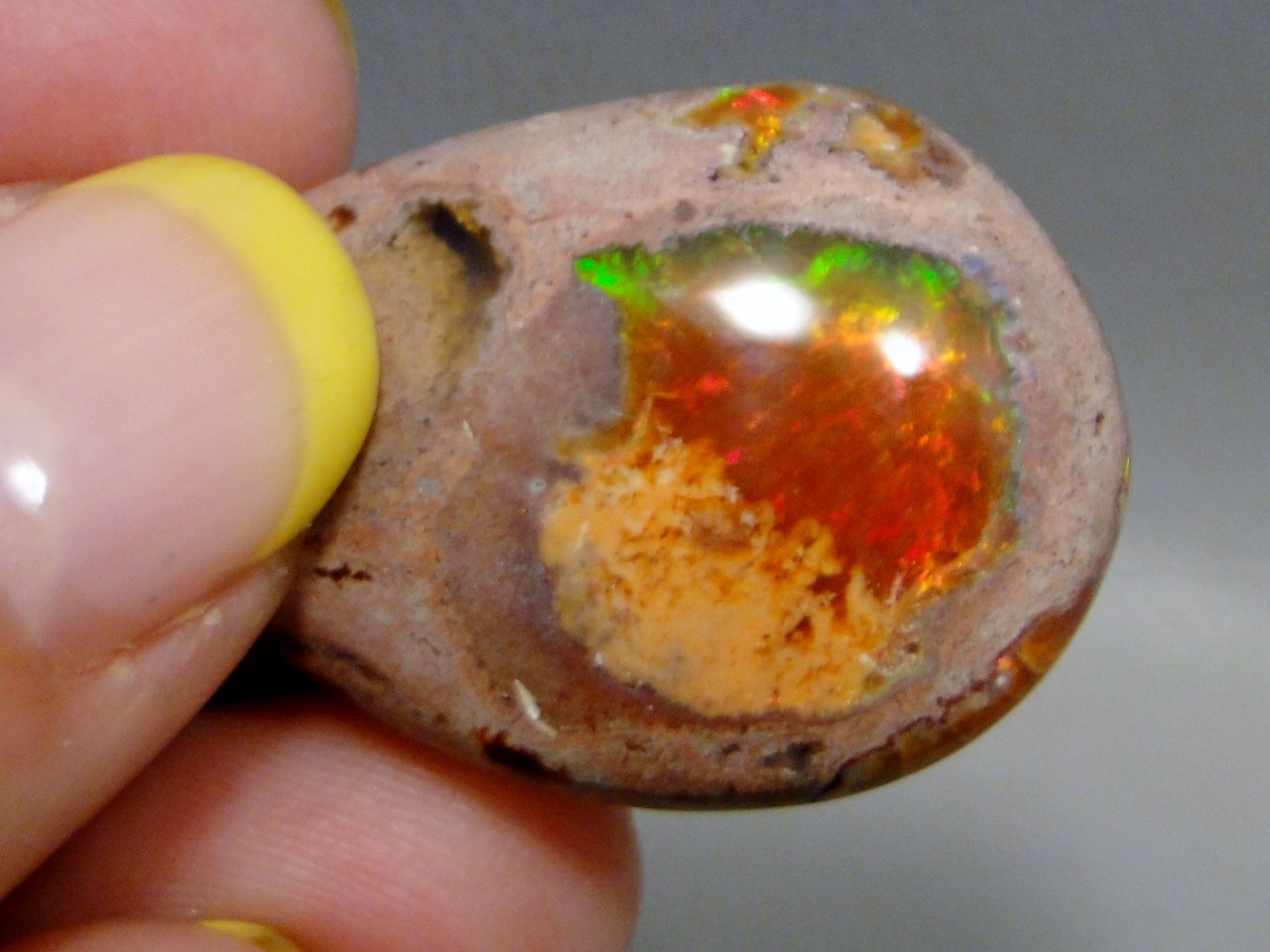 Mexican Fire Opal Cabochon #2 - Barlows Gems