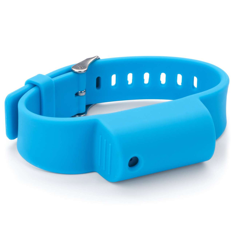 Blue Little Viper Pepper Spray Bracelet - Side-view Blue Little Viper Pepper Spray Bracelet - Side-view