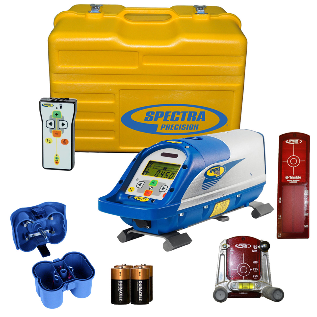 Spectra Precision DG7117 Pipe Laser Standard Package Alkaline