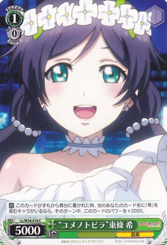 "Door of Dreams" Nozomi Toujou LL/W34-018