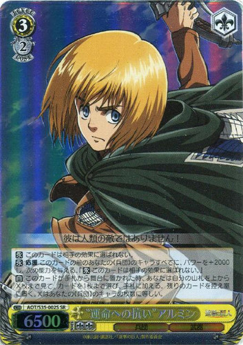 "Resisting Fate" Armin AOT/S35-002S SR