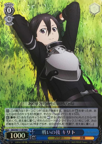 Kirito, After the Battle SAO/S47-113R RRR