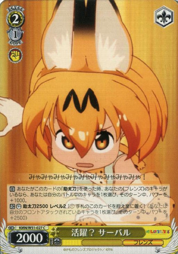 Serval, Did Well? KMN/W51-027 C