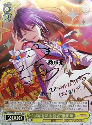 Performer Who Colors the World Kaori Seta BD/W54-001SSP SSP