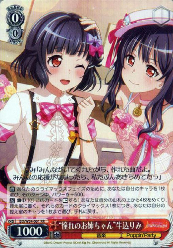 Admired Onee-chan Rimi Ushigome BD/W54-051 RR