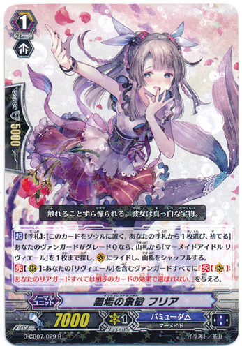 Immaculate Symbol, Fria G-CB07/029 R