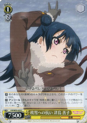Yoshiko Tsushima, Resisting the Blizzard LSS/W53-025 C