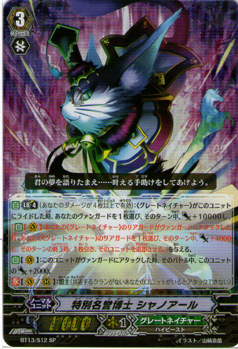 Honorary Professor, Chatnoir SP BT13/S12