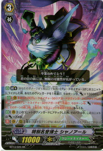 Honorary Professor, Chatnoir RR BT13/020