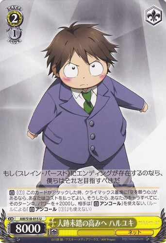 Haruyuki, To the Height Where Mankind Hasn't Reached AW/S18-015