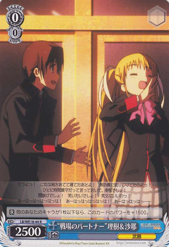 "Partners on the Battlefield" Riki & Saya R LB/WE18-44