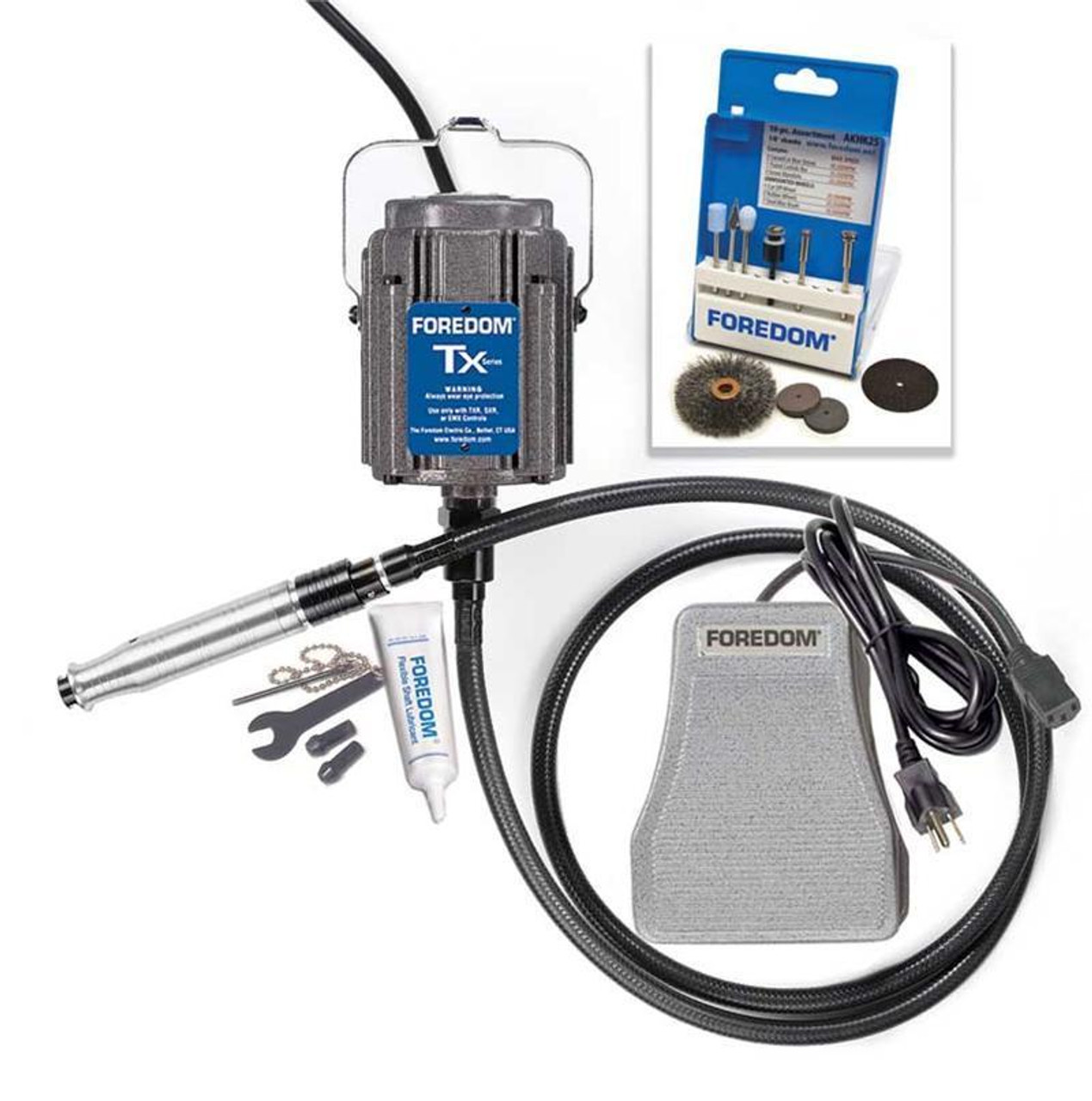 FOREDOM TX FLEX SHAFT K.TXH440 INDUSTRIAL KIT JETS INC. JEWELERS