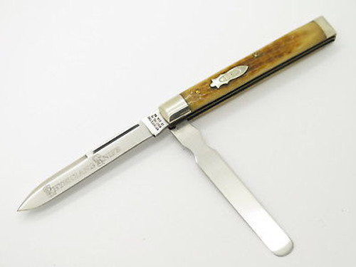 CASE CLASSIC XX 62085 HONEY BONE DOCTOR PHYSICIANS BOMBSHELL CREST FOLDING POCKET KNIFE