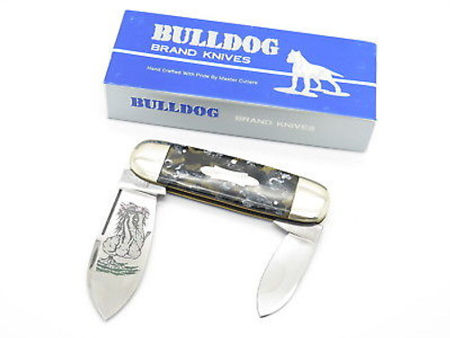 5th GEN. BULLDOG BRAND PROTOTYPE ELEPHANT TOENAIL SUNFISH KNIFE in CASE