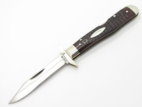 VINTAGE 1976 CASE XX 6111 1/2 CHEETAH BONE SWING GUARD FOLDING POCKET KNIFE