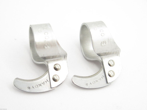 2- HANDY TWINE KNIFE sz 8 RING UTILITY FINGER RAZOR STRING BOX THREAD CUTTER