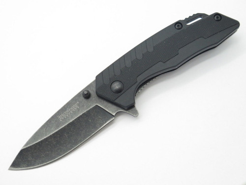 KERSHAW KAI 1336 SMALLER FOLDING FRAMELOCK POCKET KNIFE ASSISTED BLACK HANDLE