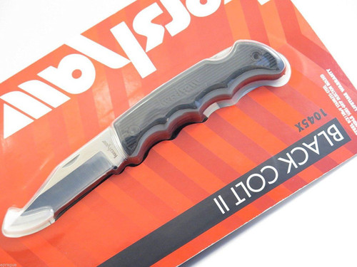 KERSHAW BLACK COLT II 1045X FOLDING HUNTER HUNTING KNIFE 1045 & NYLON SHEATH NEW