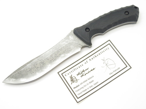 KIKU MATSUDA KM-840A NEBURA SEKI JAPAN CUSTOM FIXED BLADE HUNTING SURVIVAL KNIFE