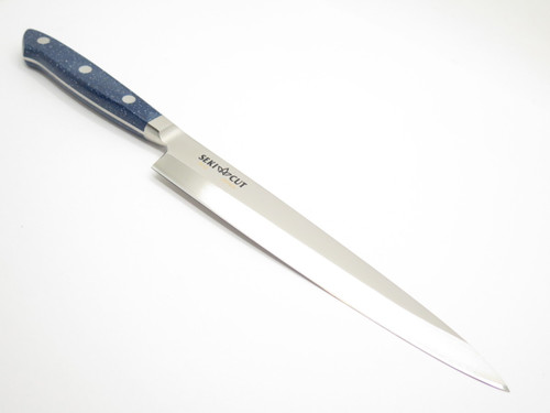 VINTAGE SEKI CUT 183 B SANETSU JAPAN SASHIMI FIXED BLADE KNIFE SUSHI KITCHEN CUTLERY