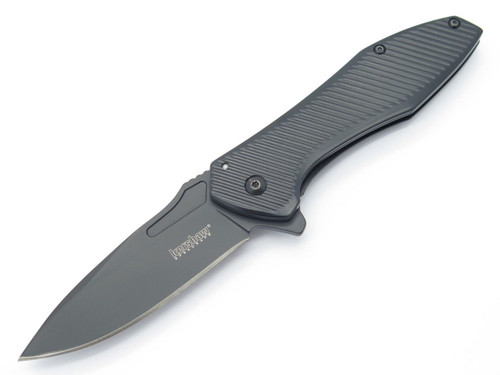KERSHAW KAI 1317 BLACK 4.5" FOLDING FRAMELOCK POCKET KNIFE SPEEDSAFE ASSISTED