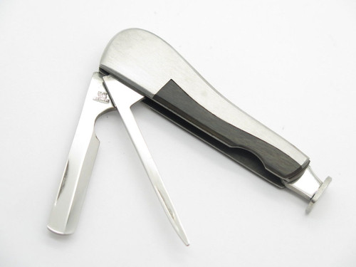 VINTAGE PARKER FROST STAINLESS SEKI JAPAN FOLDING KNIFE TOBACCO PIPE TAMPER TOOL