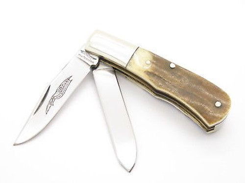 VTG PARKER SEKI JAPAN STAG BABY TRAPPER FOLDING POCKET KNIFE