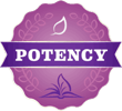 New Chapter's Potency Icon, indicating that product value is rooted in potent and consistent formulas.