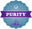 New Chapter's Purity Icon, representing pure ingredient sourcing and careful processing.